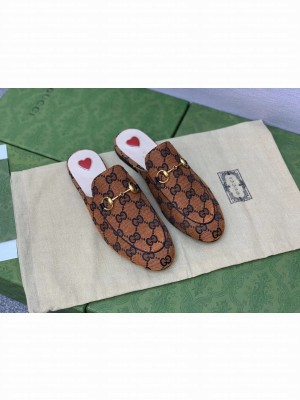 GUCCI PRINCETOWN GG MULTICOLOR HORSEBIT SLIPPER 07 2021 Collection