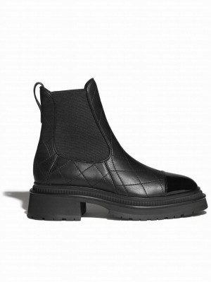 Chanel Women's Short Boots G45087 Black