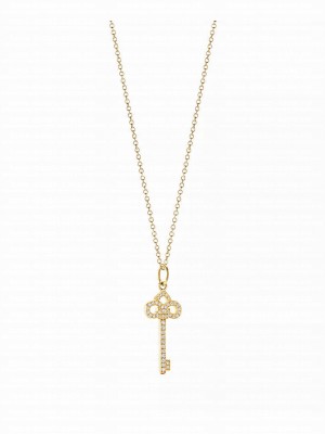 Tiffany Women's Fleur De Lis Key Golden