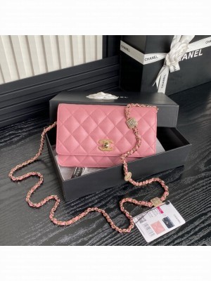Chanel WALLET ON CHAIN AP4299 pink