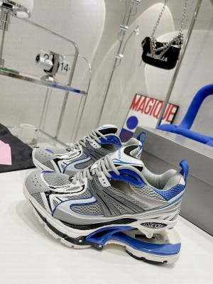 Balenciaga X-Pander Unisex Sneaker in Blue, Gray mesh and nylon 2022