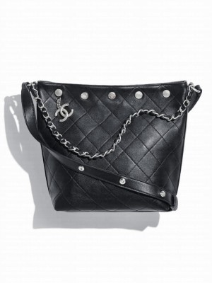 Chanel LARGE BUCKET BAG AS5406 Black