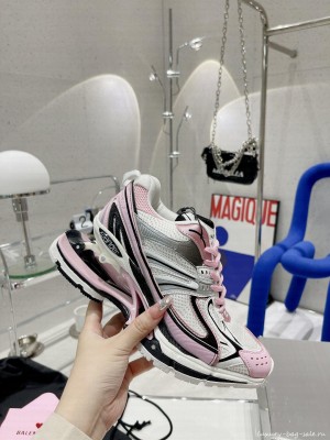Balenciaga Women's  X-Pander Sneaker in Pink, grey and White mesh and nylon 2022