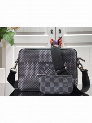 Louis Vuitton R N50017  TRIO MESSENGER Black