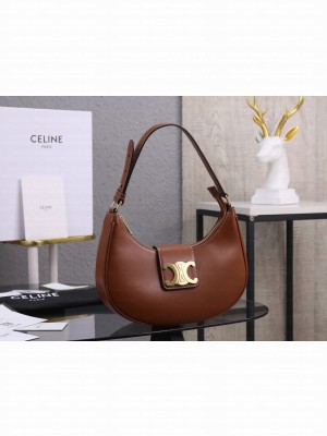 Celine Ava Triomphe Smooth Calfskin Shoulder Bag