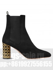 Christian Dior Women's Icon Heeled Ankle Boot Black