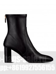Christian Dior Women's D-Shadow Heeled Ankle Boot Black