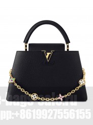 Louis Vuitton LV X TM Capucines MM Black
