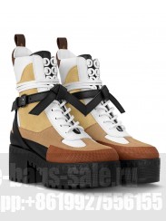Louis Vuitton Women's Laureate Platform Desert Boot 1AD24J Apricot
