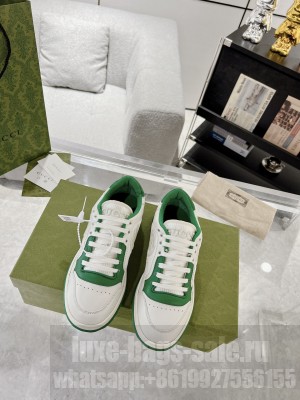 Gucci MAC80 Unisex Sneakers in Leather and Fabric 2023 011