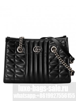 Gucci GG Marmont Small Tote Bag 681483 Black