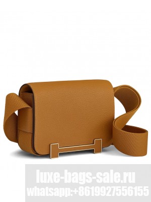Hermes Geta Bag Light Coffee