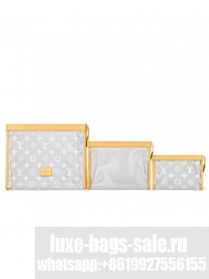 Louis Vuitton Trio Poche Toilette M11390 Apricot