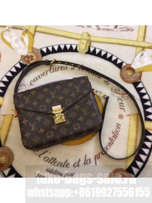 Louis Vuitton Monogram Canvas Pochette Metis Original Leather M40780