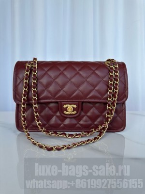 Chanel LARGE FLAP BAG AS5145 Burgundy
