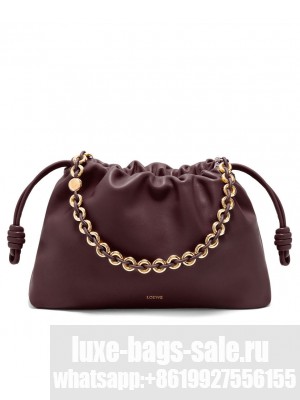 Loewe Large Flamenco Purse In Mellow Nappa Lambskin Mauve