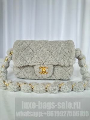 Chanel FLAP BAG AS5174 gray