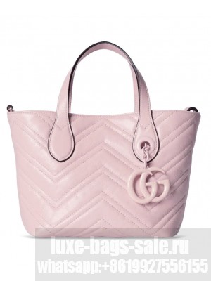 Gucci GG Marmont Small Tote Bag Pink
