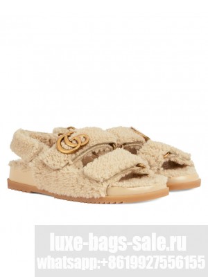 Gucci Women's Double G Sandals 771060 Cream