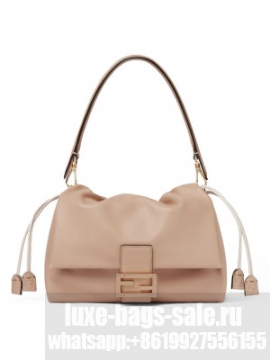 Fendi Mamma Baguette Medium Nappa Leather Bag 8BR833 Pink