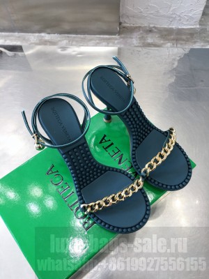Bottega Veneta DOT Chain and detachable sphere embellishment Inkwell Sandals 2021 Collection