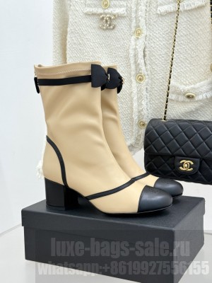 Chanel Women's Ankle Boots G46755 Beige