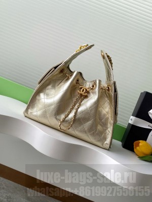 CHANEL 25 SMALL HANDBAG AS5293 Gold