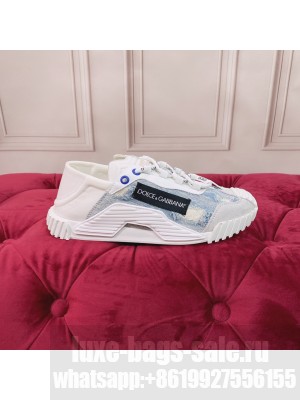 DOLCE & GABBANA NS1 SLIP ON SNEAKERS IN MIXED MATERIALS 2022 030