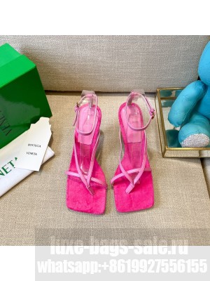 Bottega Veneta Stretch Tufted Insole Sandals 9cm Pink Spring/Summer 2022 Collection