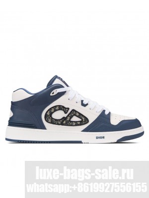 Christian Dior Unisex B57 Mid-Top Sneaker Dark Blue