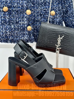 Hermes Elbe 9.5cm Heel sandal 04