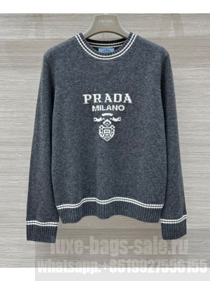 Prada Women's Cashmere Sweater Gray