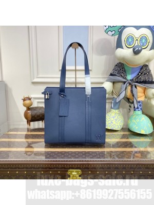 Louis Vuitton TAKEOFF TOTE M57308 blue