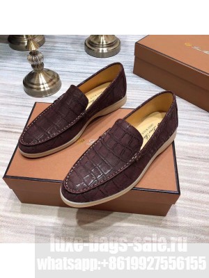 Loro Piana Summer Walk Suede Calf Skin