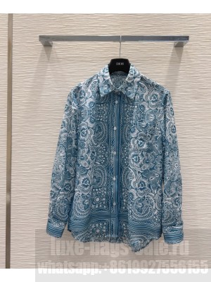 Christian Dior Women's Butterfly Print Shirt