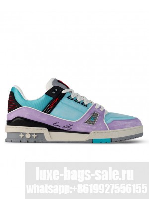Louis Vuitton Unisex LV Trainer Sneaker 1ACEGH Blue
