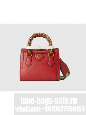 Gucci Diana mini tote bag 702732 red