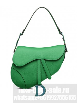 Christian Dior Saddle Bag Green