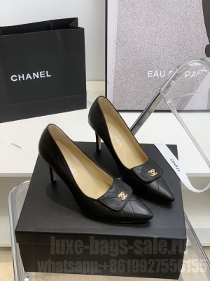 Chanel Vintage 8cm Pumps Black 2022 Collection