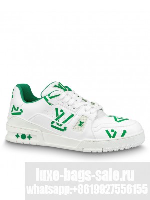 Louis Vuitton Men's LV Trainer Sneaker 1AAGXF Green