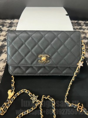 Chanel WALLET ON CHAIN AP3580 Black