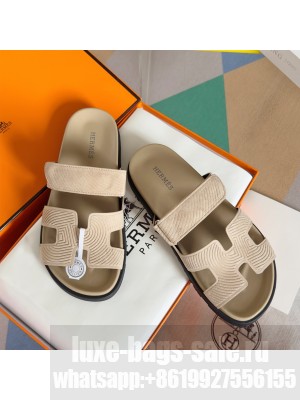 Hermes Unisex Chypre Flat Sandals 025