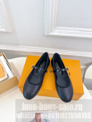 Louis Vuitton Romy Flat Ballerina Lambskin Black