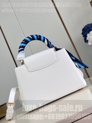Louis Vuitton Capucines BB M94755 Snow