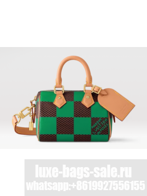 Louis Vuitton Speedy 18 Bandouliere Damier Pop N40595 green