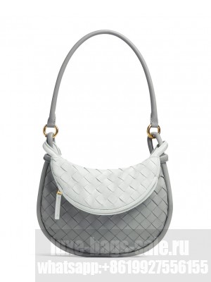Bottega Veneta Small Gemelli Gray
