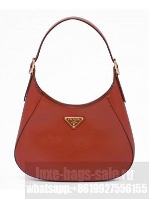 Prada Leather Shoulder Bag 1BC179 Red
