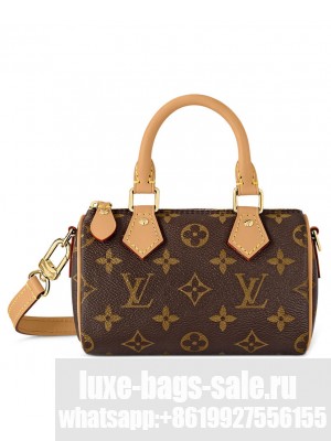 Louis Vuitton Nano Speedy M81085 Brown