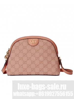 Gucci Ophidia GG Small Shoulder Bag 499621 Pink