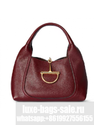GUCCI SOFTBIT MEDIUM TOP HANDLE BAG 837467 Rosso Ancora red